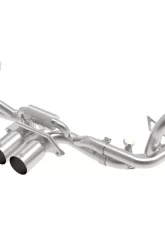 aFe Power Mach Force-Xp 2 1/2" to 2" 304 Stainless Steel Catback Exhaust Sytem with Brushed Tips Porsche 991 | 991.2 GT3 2014-2019                                     - 49-36450-H - Image 5