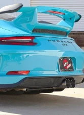 aFe Power Mach Force-Xp 2 1/2" to 2" 304 Stainless Steel Catback Exhaust Sytem with Brushed Tips Porsche 991 | 991.2 GT3 2014-2019                                     - 49-36450-H - Image 2