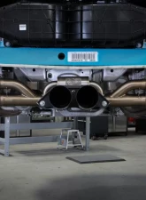 aFe Power Mach Force-Xp 2 1/2" to 2" 304 Stainless Steel Catback Exhaust Sytem with Brushed Tips Porsche 991 | 991.2 GT3 2014-2019                                     - 49-36450-H - Image 3