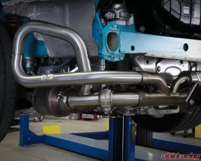 aFe Power Mach Force-Xp 2 1/2" to 2" 304 Stainless Steel Catback Exhaust Sytem with Brushed Tips Porsche 991 | 991.2 GT3 2014-2019 - 49-36450-H