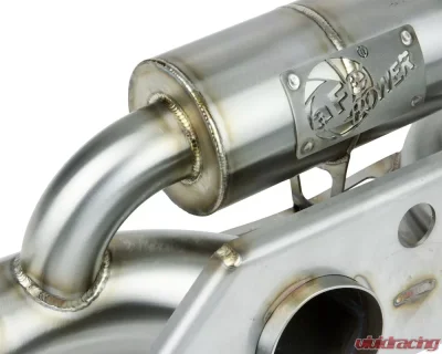 aFe Power Mach Force-Xp 304 Stainless Steel Secondary Muffler Deleted Pipe Porsche 991 | 991.2 GT3 2014-2019 - 49C36434