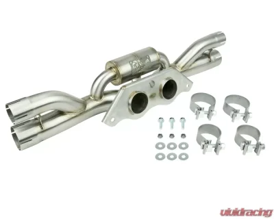 aFe Power Mach Force-Xp 304 Stainless Steel Secondary Muffler Deleted Pipe Porsche 991 | 991.2 GT3 2014-2019 - 49C36434