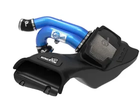 aFe Power Momentum XP Cold Air Intake System (Blue) with Pro DRY S Filter Ford Raptor V6 3.5L 2021-2025