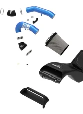 aFe Power Momentum XP Cold Air Intake System (Blue) with Pro DRY S Filter Ford Raptor V6 3.5L 2021-2025                                     - 50-30072DL - Image 2