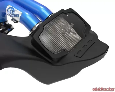 aFe Power Momentum XP Cold Air Intake System (Blue) with Pro DRY S Filter Ford Raptor V6 3.5L 2021-2025 - 50-30072DL
