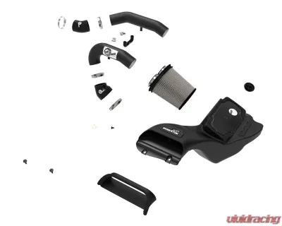 aFe Power Momentum XP Cold Air Intake System (Black) with Pro DRY S Filter Ford Raptor V6 3.5L 2021-2025 - 50-30072D