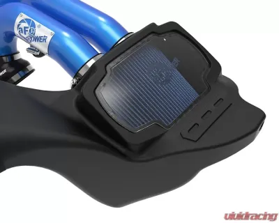aFe Power Momentum XP Cold Air Intake System (Blue) with Pro 5R Filter Ford Raptor V6 3.5L 2021-2025 - 50-30072RL