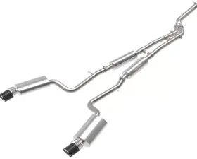 Takeda 2.5 to 3 inch 304 Stainless Steel Catback Exhaust w/Carbon Fiber Tip Lexus IS200t L4 2.0L t 2016-2017