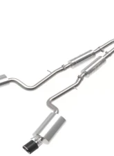 Takeda 2.5 to 3 inch 304 Stainless Steel Catback Exhaust w/Carbon Fiber Tip Lexus IS200t L4 2.0L t 2016-2017                                     - 49-36059-C - Image 7