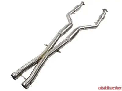 aFe Power Mach Force Xp X Pipe 304 Stainless Steel with Cat and Resonator BMW M3 E90 | E92 | E93 V8 4.0L 2008-2013 - 49-36321-1
