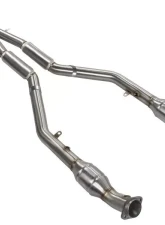 aFe Power Mach Force Xp X Pipe 304 Stainless Steel with Cat and Resonator BMW M3 E90 | E92 | E93 V8 4.0L 2008-2013                                     - 49-36321-1 - Image 2