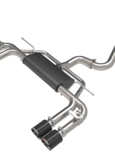 aFe Power Mach Force-Xp Stainless Steel Catback Exhaust System w/ Carbon Fiber Tip Audi S3 L4-2.0L (t) 2015-2020                                     - 49-36442-C - Image 5