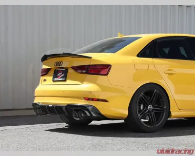 aFe Power Mach Force-Xp Stainless Steel Catback Exhaust System w/ Carbon Fiber Tip Audi S3 L4-2.0L (t) 2015-2020 - 49-36442-C