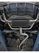aFe Power Mach Force-Xp Stainless Steel Catback Exhaust System w/ Carbon Fiber Tip Audi S3 L4-2.0L (t) 2015-2020                                     - 49-36442-C - Image 4