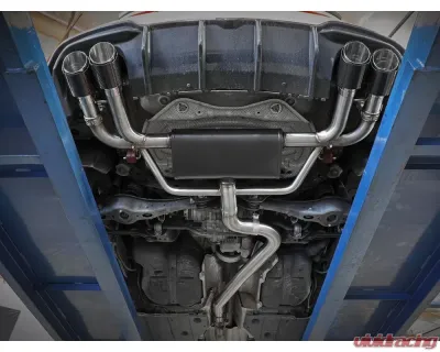 aFe Power Mach Force-Xp Stainless Steel Catback Exhaust System w/ Carbon Fiber Tip Audi S3 L4-2.0L (t) 2015-2020 - 49-36442-C