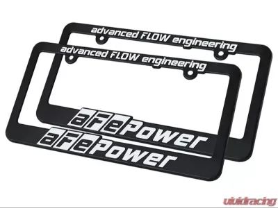 aFe Power License Plate Frame (Pair) - 40-10097-MA