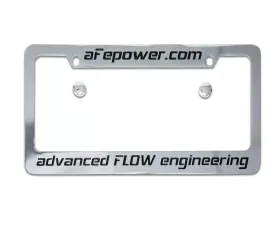 aFe Power Engraved Metal License Plate Frame