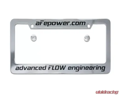 aFe Power Engraved Metal License Plate Frame - 40-10251