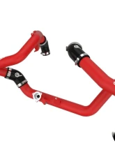 aFe BladeRunner Aluminum Hot and Cold Charge Pipe Kit - Red Ford Explorer | Lincoln Aviator EcoBoost V6 3.0L (tt) 2020-2021                                     - 46-20654-R - Image 7