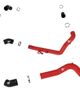 aFe BladeRunner Aluminum Hot and Cold Charge Pipe Kit - Red Ford Explorer | Lincoln Aviator EcoBoost V6 3.0L (tt) 2020-2021                                     - 46-20654-R - Image 2