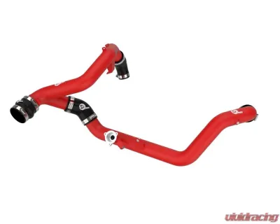 aFe BladeRunner 2-1/4" Aluminum Hot Charge Pipe - Red Ford Explorer | Lincoln Aviator EcoBoost V6 3.0L (tt) 2020-2021 - 46-20658-R