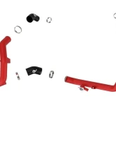 aFe BladeRunner 2-1/4" Aluminum Hot Charge Pipe - Red Ford Explorer | Lincoln Aviator EcoBoost V6 3.0L (tt) 2020-2021                                     - 46-20658-R - Image 2