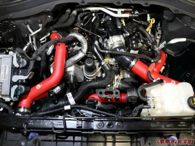 aFe BladeRunner 2-1/4" Aluminum Hot Charge Pipe - Red Ford Explorer | Lincoln Aviator EcoBoost V6 3.0L (tt) 2020-2021 - 46-20658-R