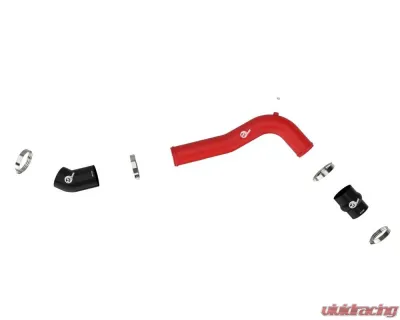 aFe BladeRunner 2-3/4" Aluminum Cold Charge Pipe - Red Ford Explorer | Lincoln Aviator EcoBoost V6 3.0L (tt) 2020-2023 - 46-20659-R