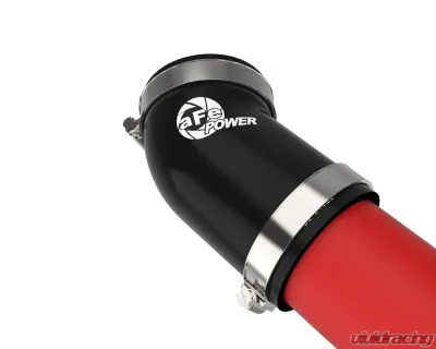 aFe BladeRunner 2-3/4" Aluminum Cold Charge Pipe - Red Ford Explorer | Lincoln Aviator EcoBoost V6 3.0L (tt) 2020-2023 - 46-20659-R