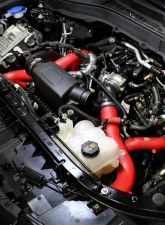aFe BladeRunner 2-3/4" Aluminum Cold Charge Pipe - Red Ford Explorer | Lincoln Aviator EcoBoost V6 3.0L (tt) 2020-2023                                     - 46-20659-R - Image 6