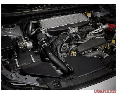 aFe Power Blade Runner 2-1/2 IN Aluminum Hot Charge Pipe Black Subaru Forester Outback | WRX 2020-2023 - 46-20668-B