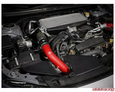 aFe Power Blade Runner 2-1/2 IN Aluminum Hot Charge Pipe Red Subaru Forester Outback | WRX 2020-2023 - 46-20668-R