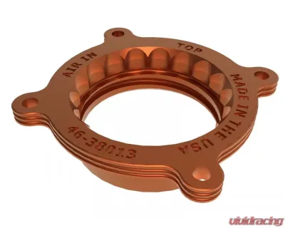 aFe Power Orange Silver Bullet Throttle Body Spacer Subaru BRZ | Toyota GR86 2022-2023 - 46-38013