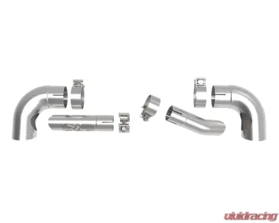 aFe Power Mach Force XP 304 Stainless Steel Exhaust Tip Upgrade Jeep Wrangler 392 V8-6.4L 2021-2024 - 49C38102-H