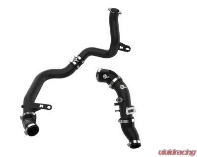 aFe Power Bladerunner Aluminum Hot and Cold Charge Pipe Kit Black Hyundai Kona N 2022-2023 - 46-20624-B