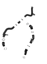 aFe Power Bladerunner Aluminum Hot and Cold Charge Pipe Kit Black Hyundai Kona N 2022-2023                                     - 46-20624-B - Image 2