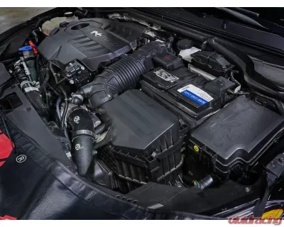 aFe Power BladeRunner Black Aluminum Hot & Cold Charge Pipe Kit Hyundai Veloster N L4 2.0L Automatic Trans 2019-2022 46-20644-B - 46-20644-B