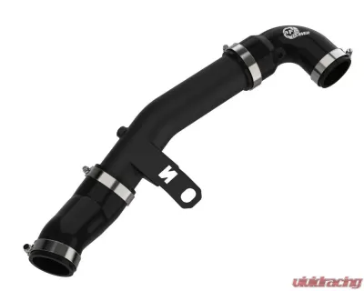 aFe Power Bladerunner 2-1/2 IN Aluminum Hot Charge Pipe Black Hyundai Kona N | Veloster N 2019-2023 - 46-20646-B