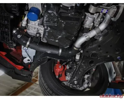 aFe Power Bladerunner 2-1/2 IN Aluminum Hot Charge Pipe Black Hyundai Kona N | Veloster N 2019-2023 - 46-20646-B