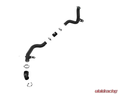 aFe Power Bladerunner 2-1/4 IN to 2-1/2 IN Aluminum Hot Charge Pipe Black Hyundai Veloster N 2019-2022 - 46-20648-B