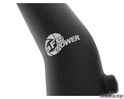 aFe Power Bladerunner 2-1/4 IN to 2-1/2 IN Aluminum Hot Charge Pipe Black Hyundai Veloster N 2019-2022 - 46-20648-B