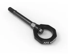 aFe Power Control Front Tow Hook Black Chevrolet C8 Corvette Stingray 2020-2024