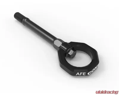 aFe Power Control Front Tow Hook Black Chevrolet C8 Corvette Stingray 2020-2024 - 450-401014-B