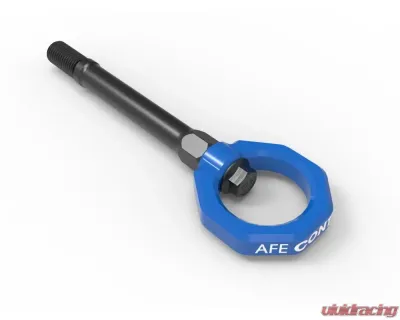 aFe Power Control Front Tow Hook Blue Chevrolet C8 Corvette Stingray 2020-2024 - 450-401014-L