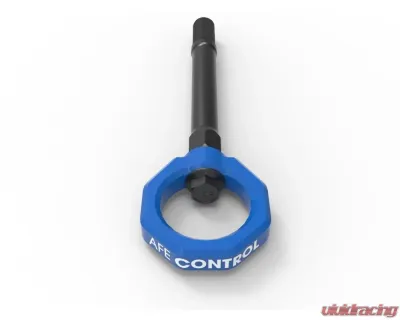 aFe Power Control Front Tow Hook Blue Chevrolet C8 Corvette Stingray 2020-2024 - 450-401014-L