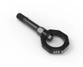 aFe Power Control Front Tow Hook Black Nissan 370Z | Z 2009-2023-2024