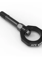 aFe Power Control Front Tow Hook Black Nissan 370Z | Z 2009-2023-2024                                     - 450-712001-B - Image 5