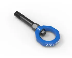 aFe Power Control Front Tow Hook Blue Nissan 370Z | Z 2009-2023-2024