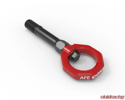 aFe Power Control Front Tow Hook Red Nissan 370Z | Z 2009