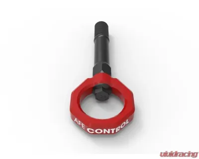 aFe Power Control Front Tow Hook Red Nissan 370Z | Z 2009-2023-2024 - 450-712001-R
